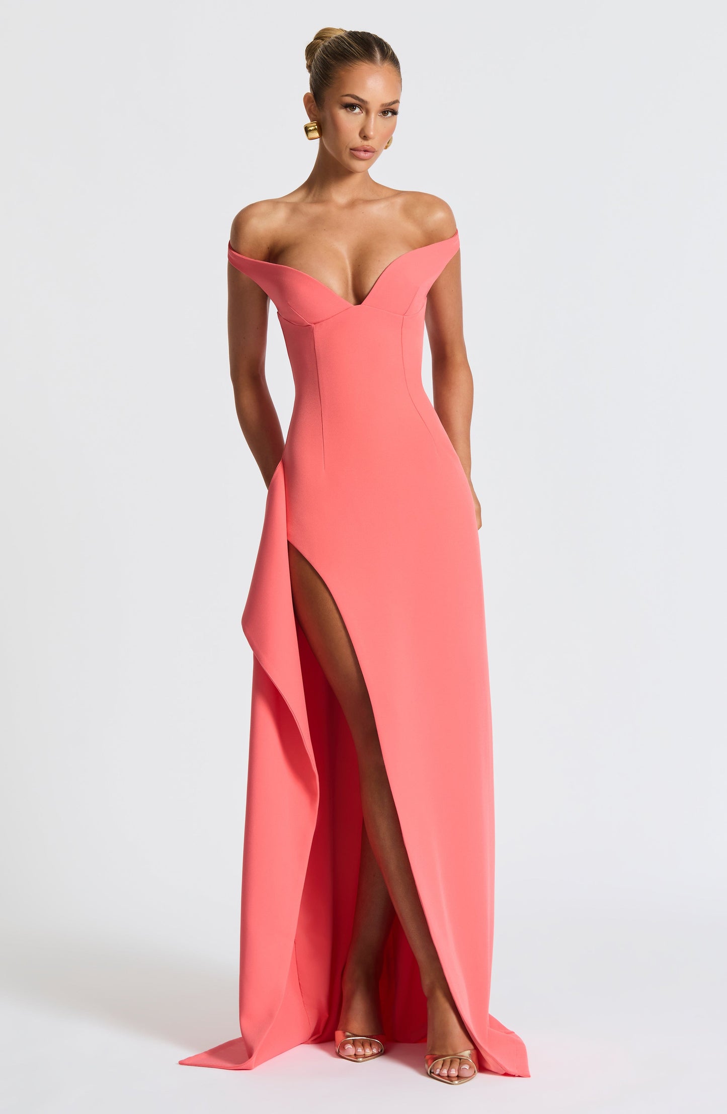 Vestido Maxi Khalesia - Rosa Coral