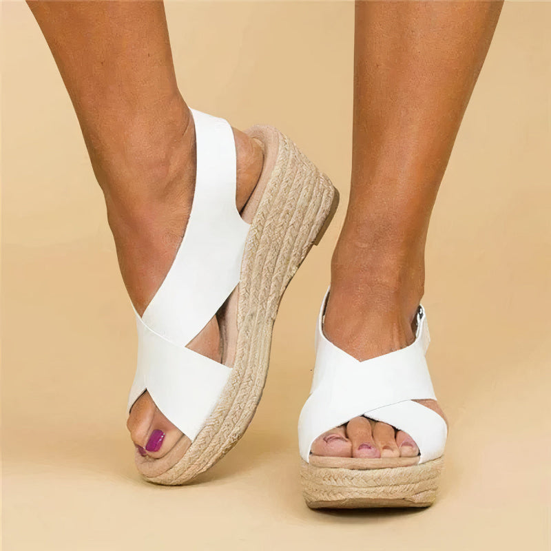 Kimberly | Sandalias de cuña cómodas para el verano.