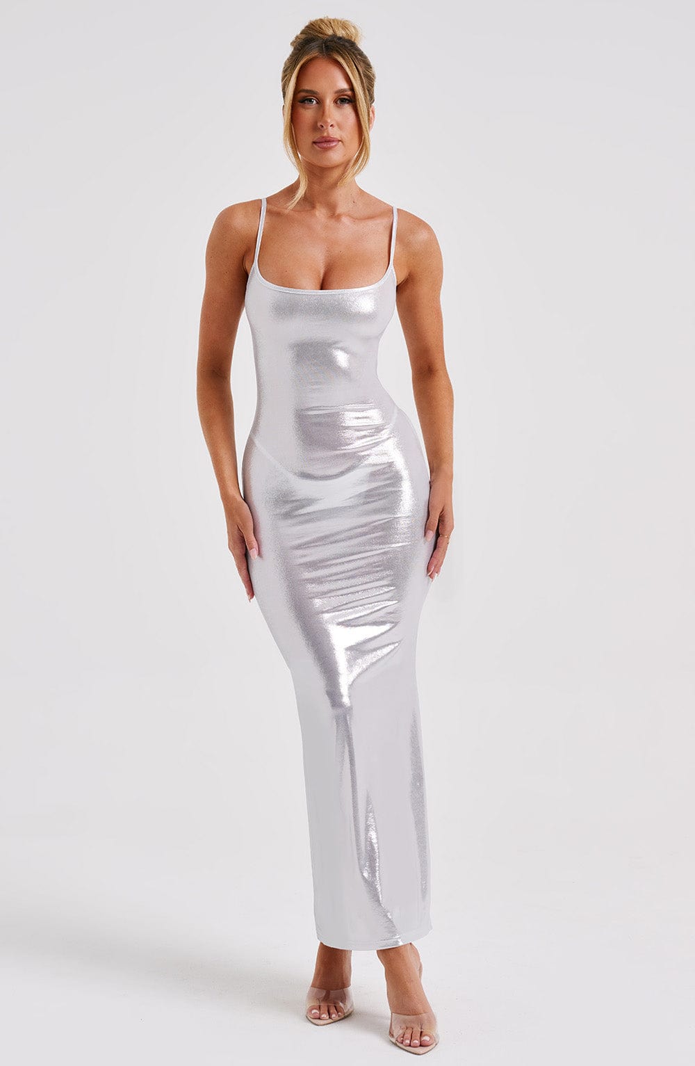 Vestido Maxi Kyranni - Plata