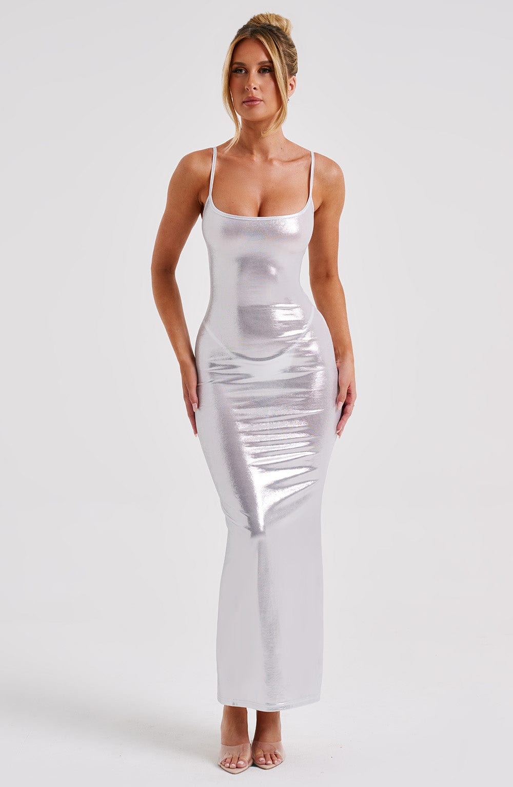 Vestido Maxi Kyranni - Plata