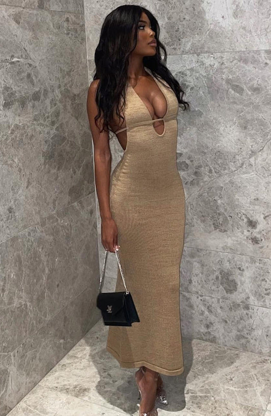 Vestido Maxi Lilliana - Beige