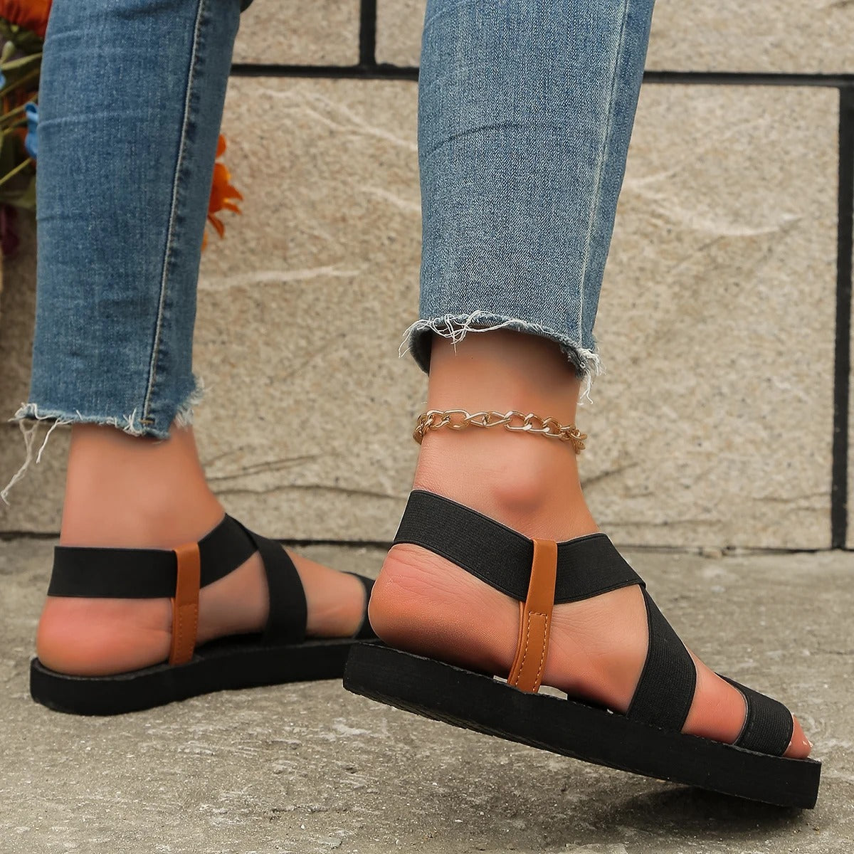 Portia | Sandalias de lino acogedoras