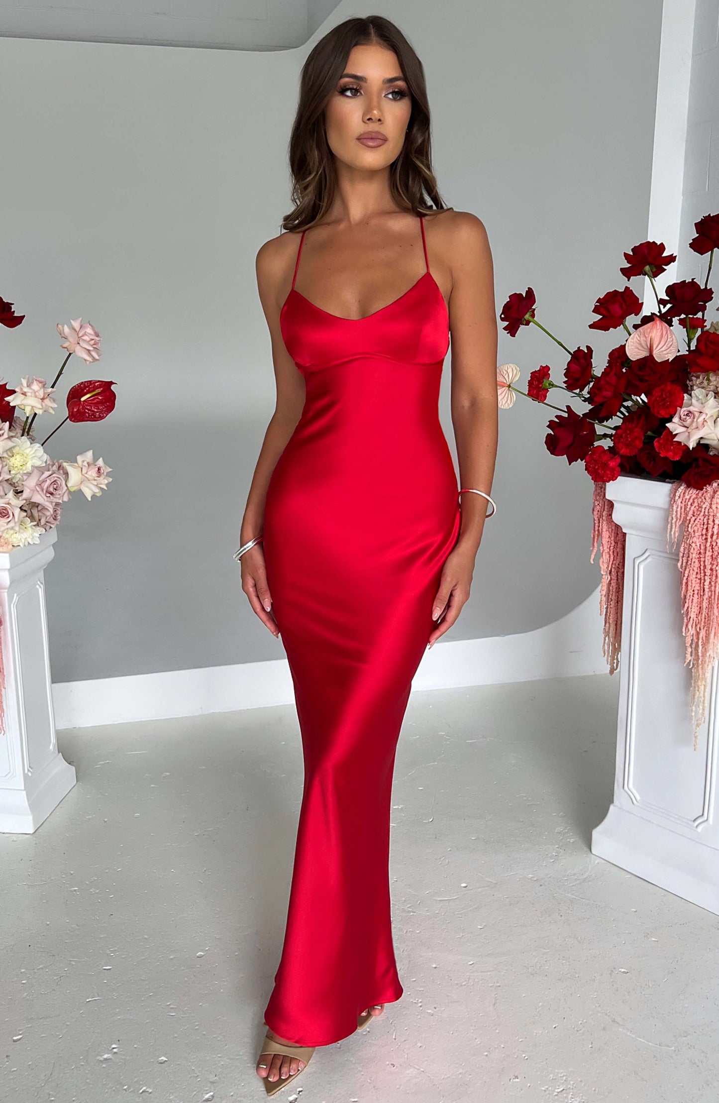 Vestido Maxi Malika - Rojo