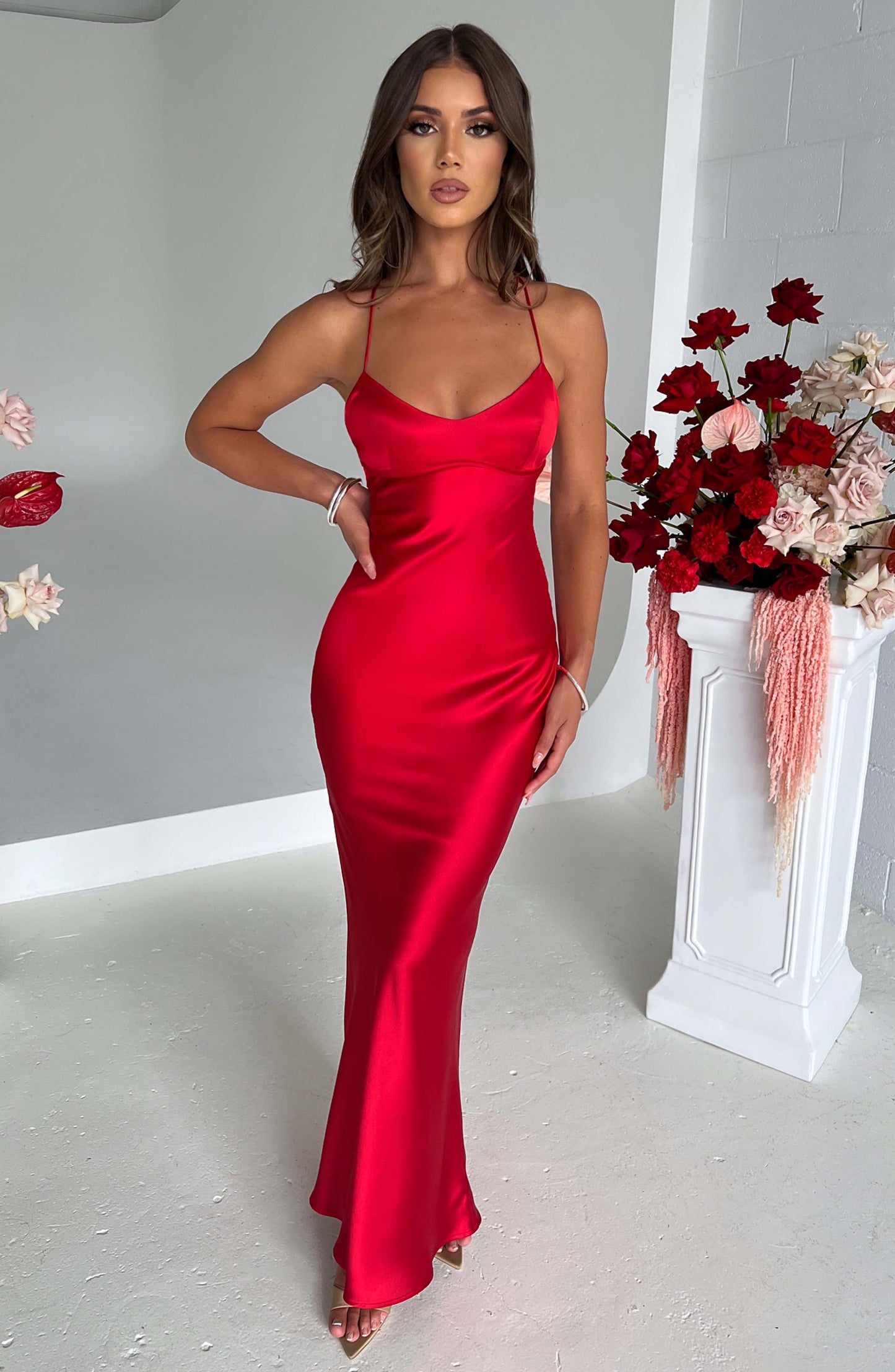 Vestido Maxi Malika - Rojo
