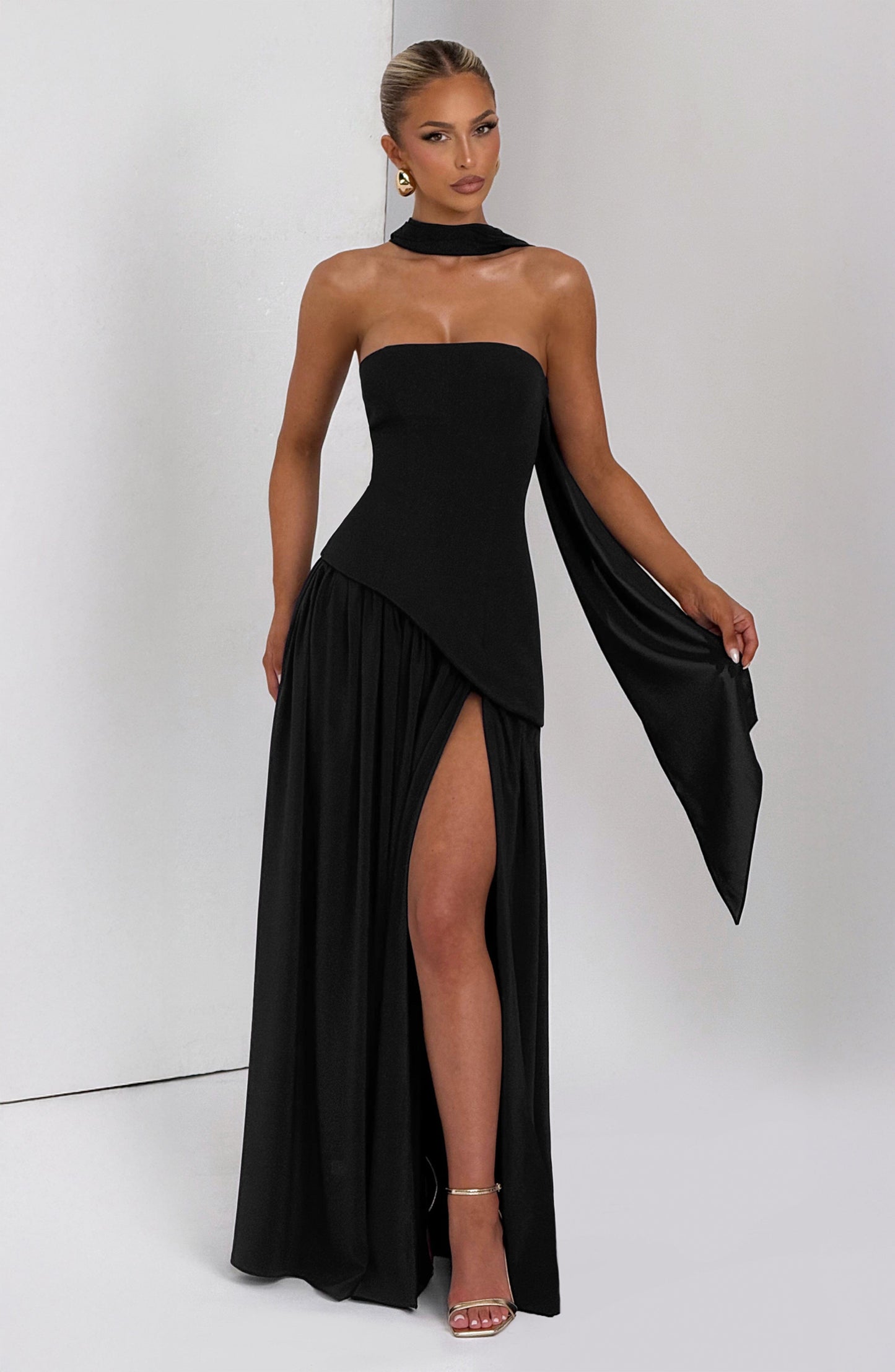 Vestido Maxi Maliyah - Negro