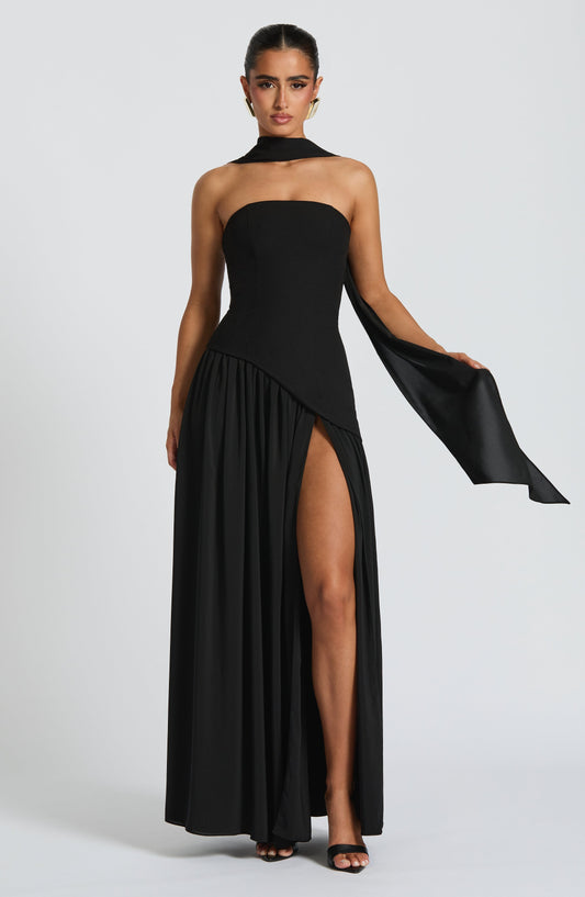 Vestido Maxi Maliyah - Negro