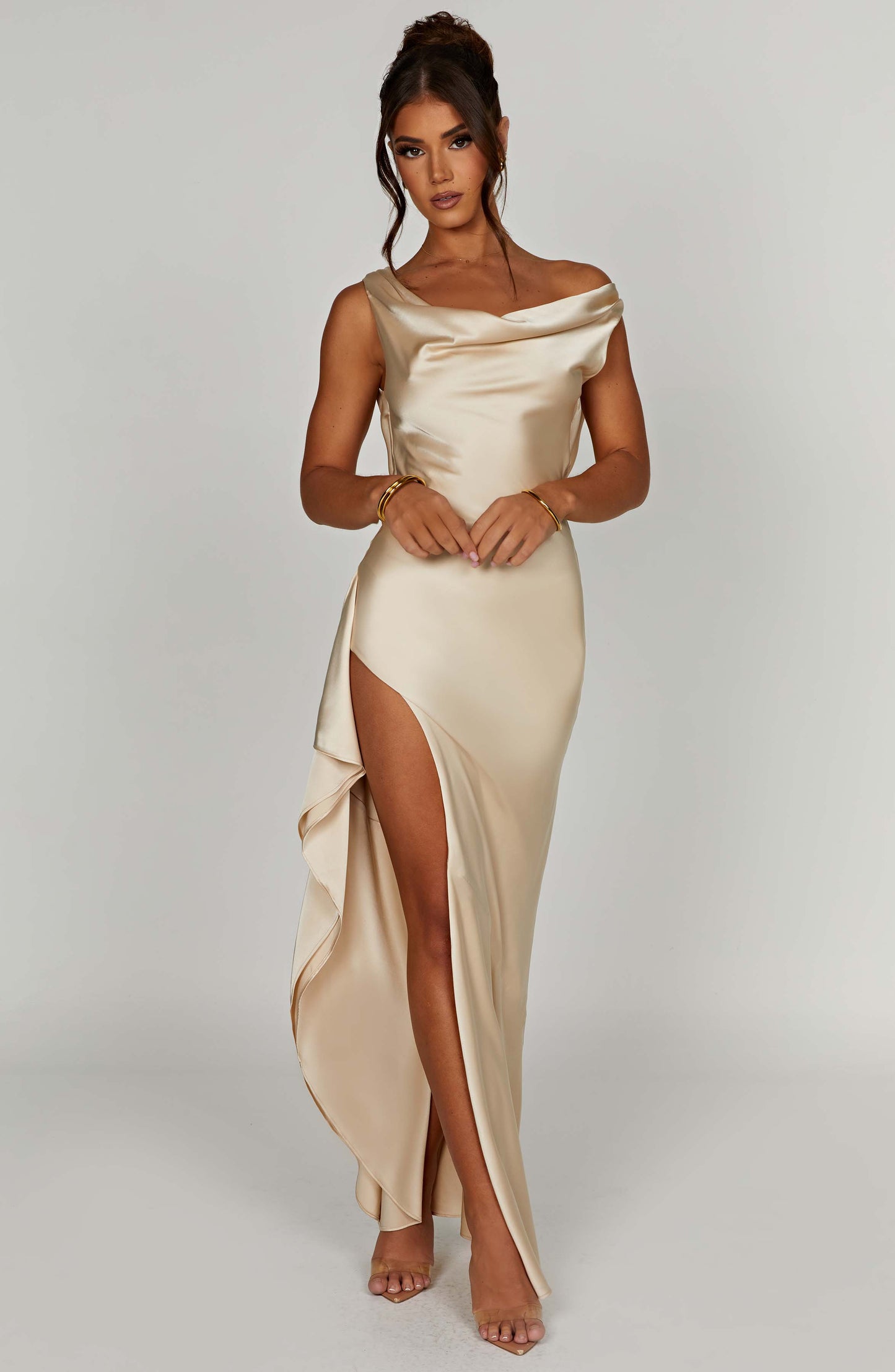 Vestido Maxi Marilyn - Champagne