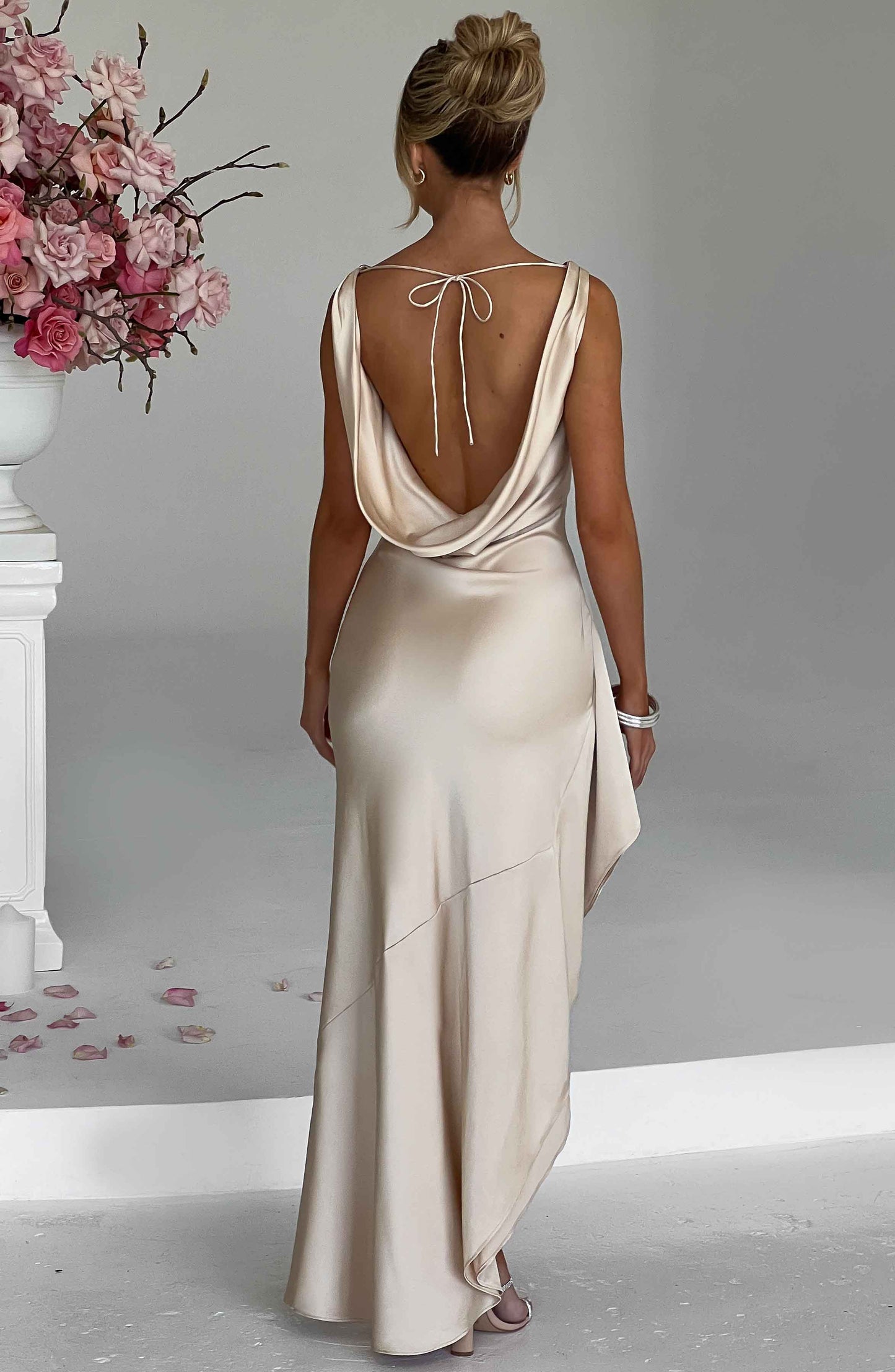 Vestido Maxi Marilyn - Champagne