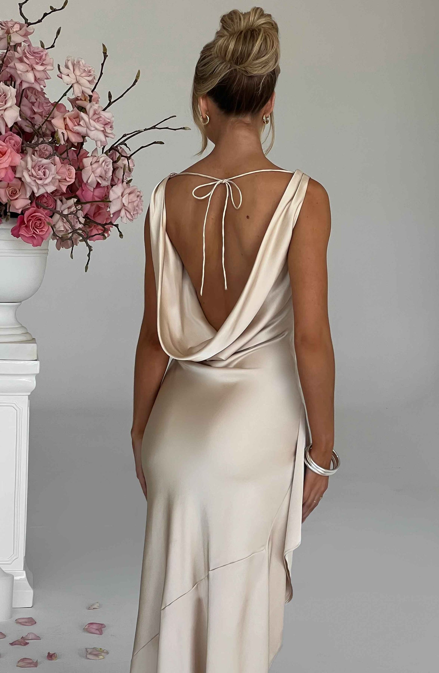 Vestido Maxi Marilyn - Champagne