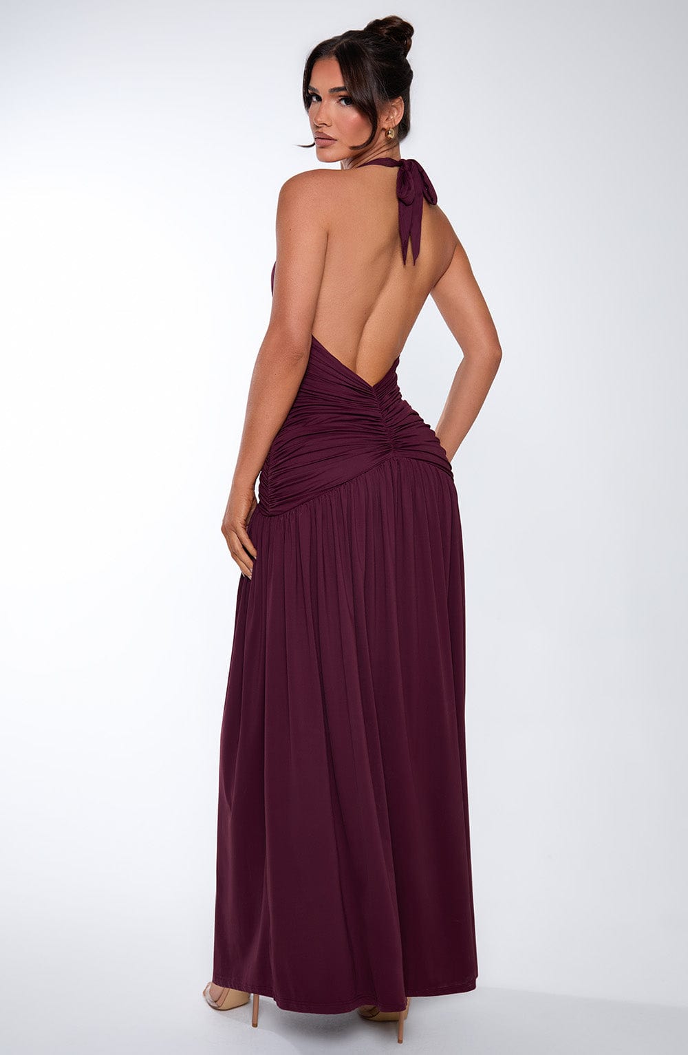 Vestido Maxi Melania - Barniz de Cereza