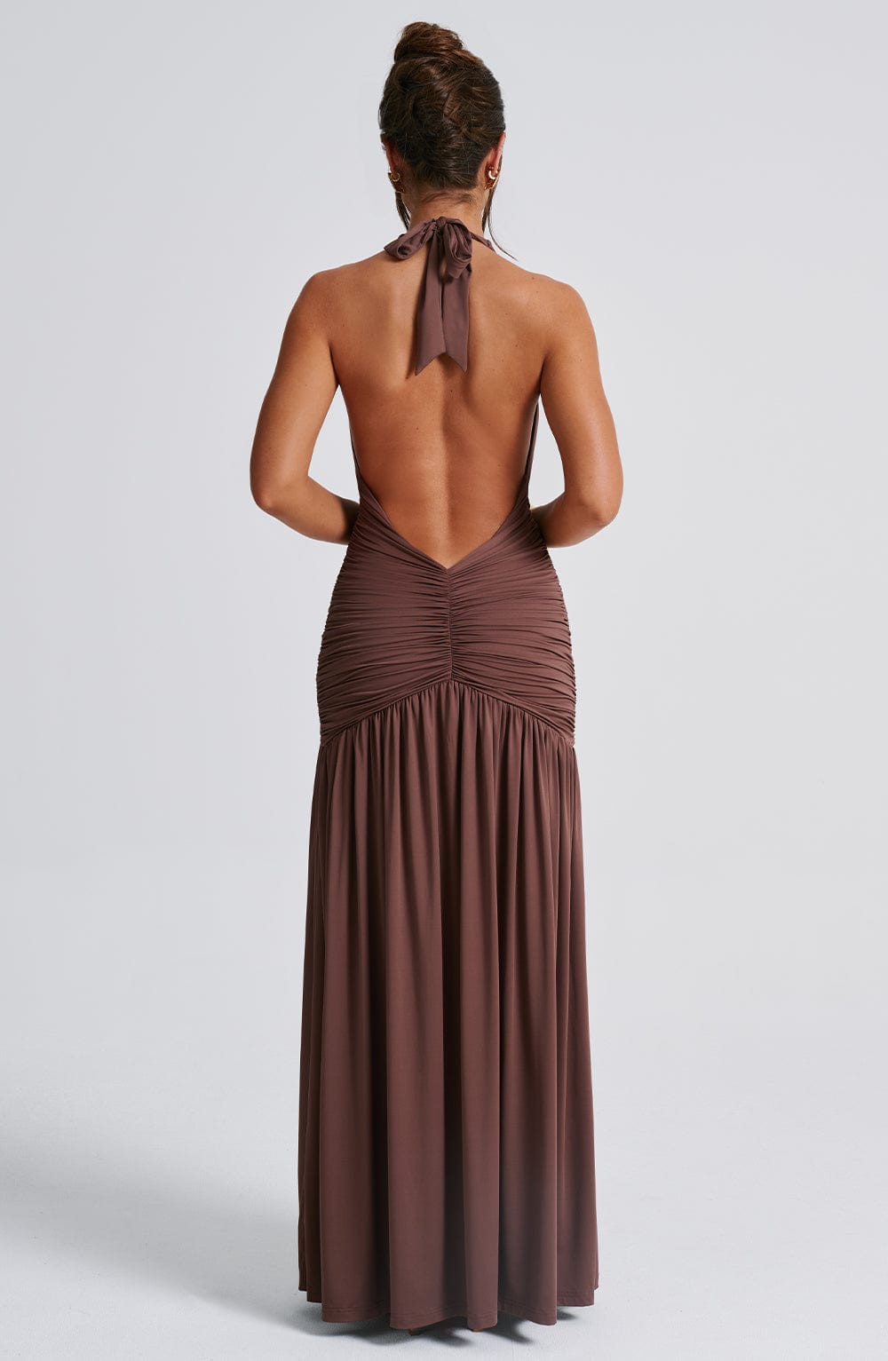 Vestido Maxi Melania - Chocolate
