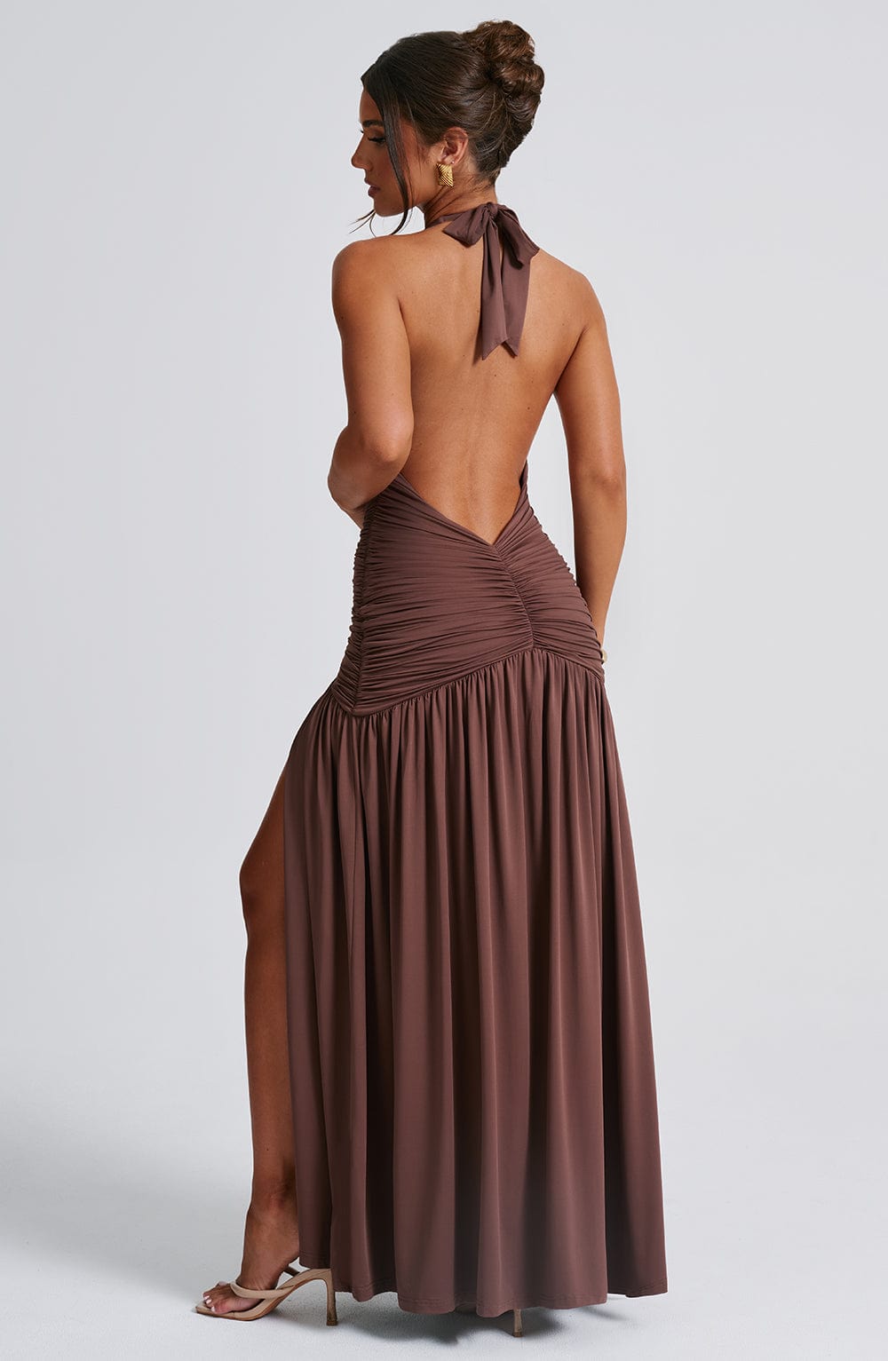 Vestido Maxi Melania - Chocolate