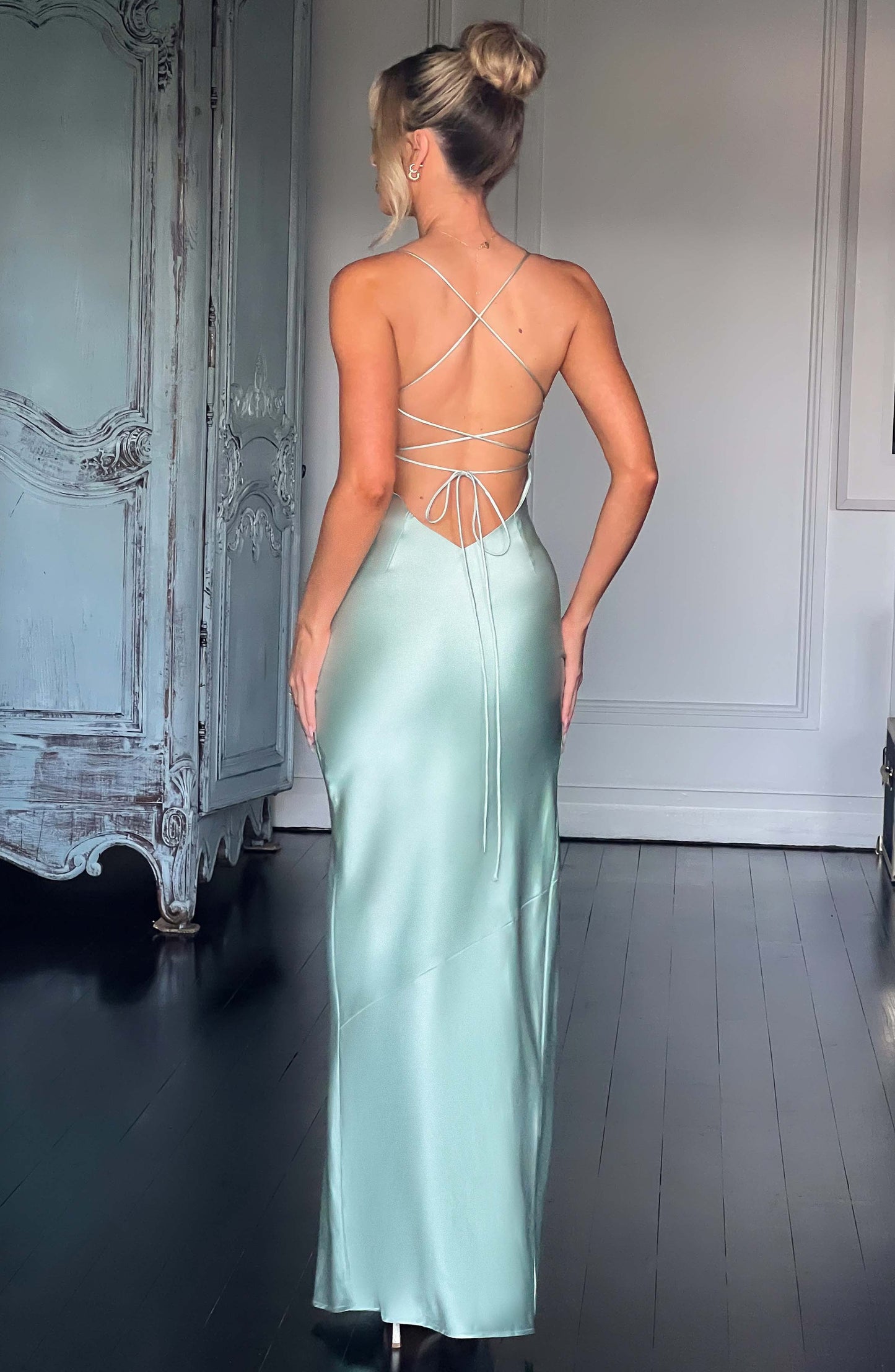 Vestido Maxi Misha - Salvia