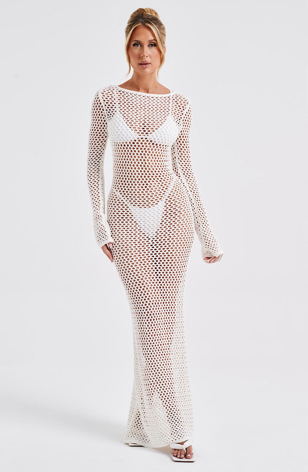 Vestido Maxi Moana - Blanco