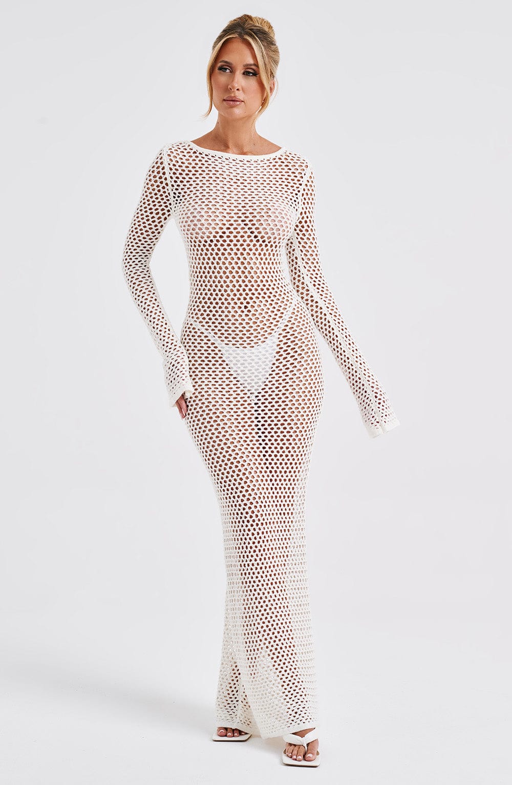 Vestido Maxi Moana - Blanco