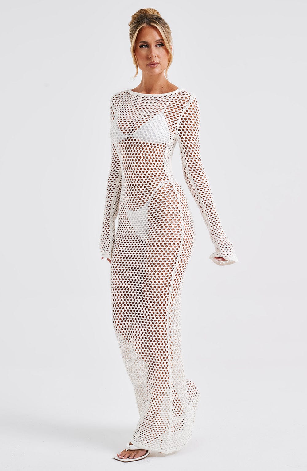 Vestido Maxi Moana - Blanco