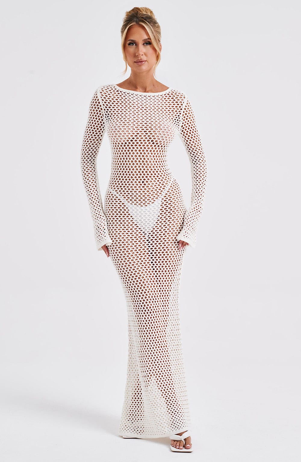 Vestido Maxi Moana - Blanco