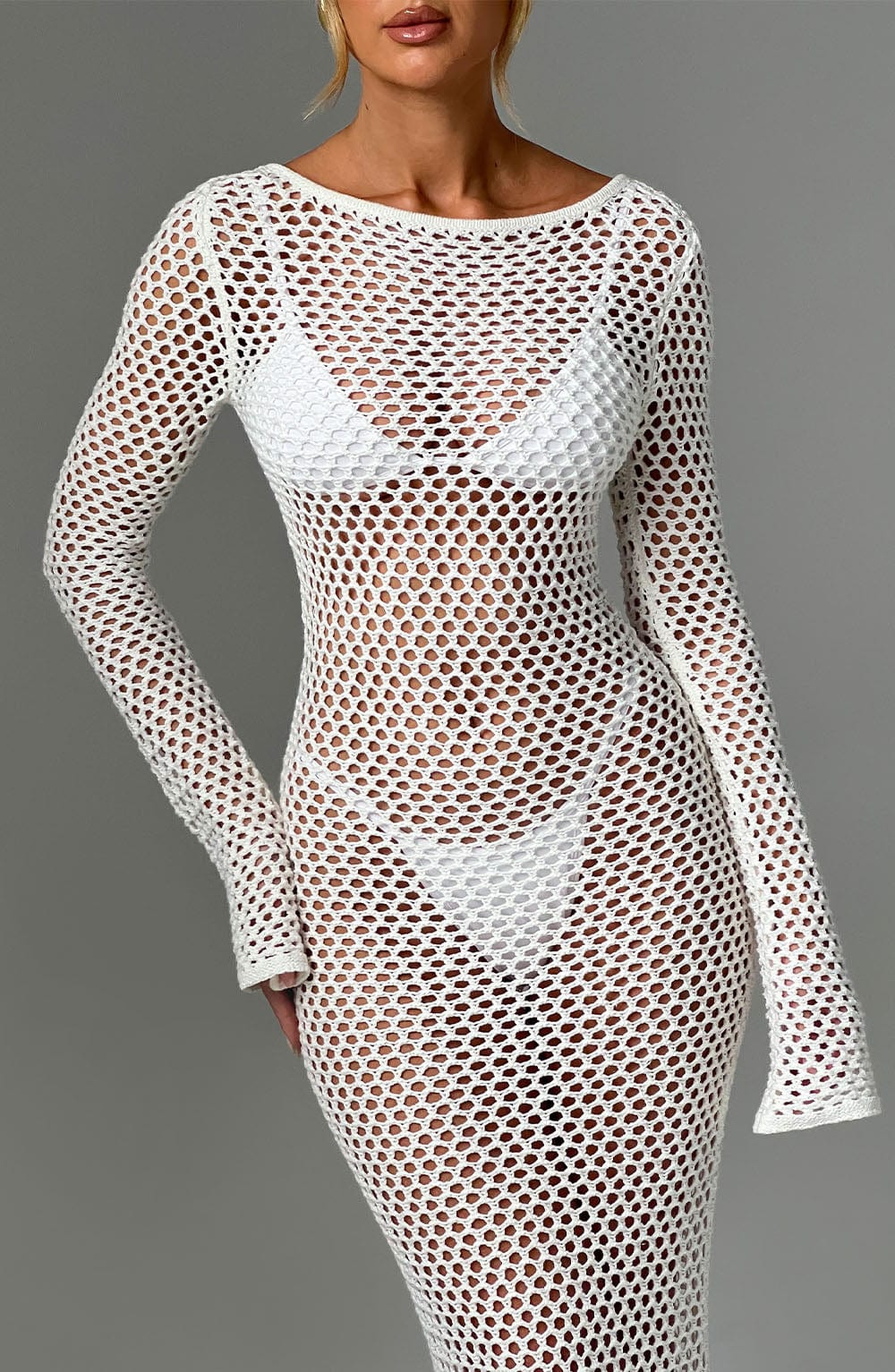 Vestido Maxi Moana - Blanco