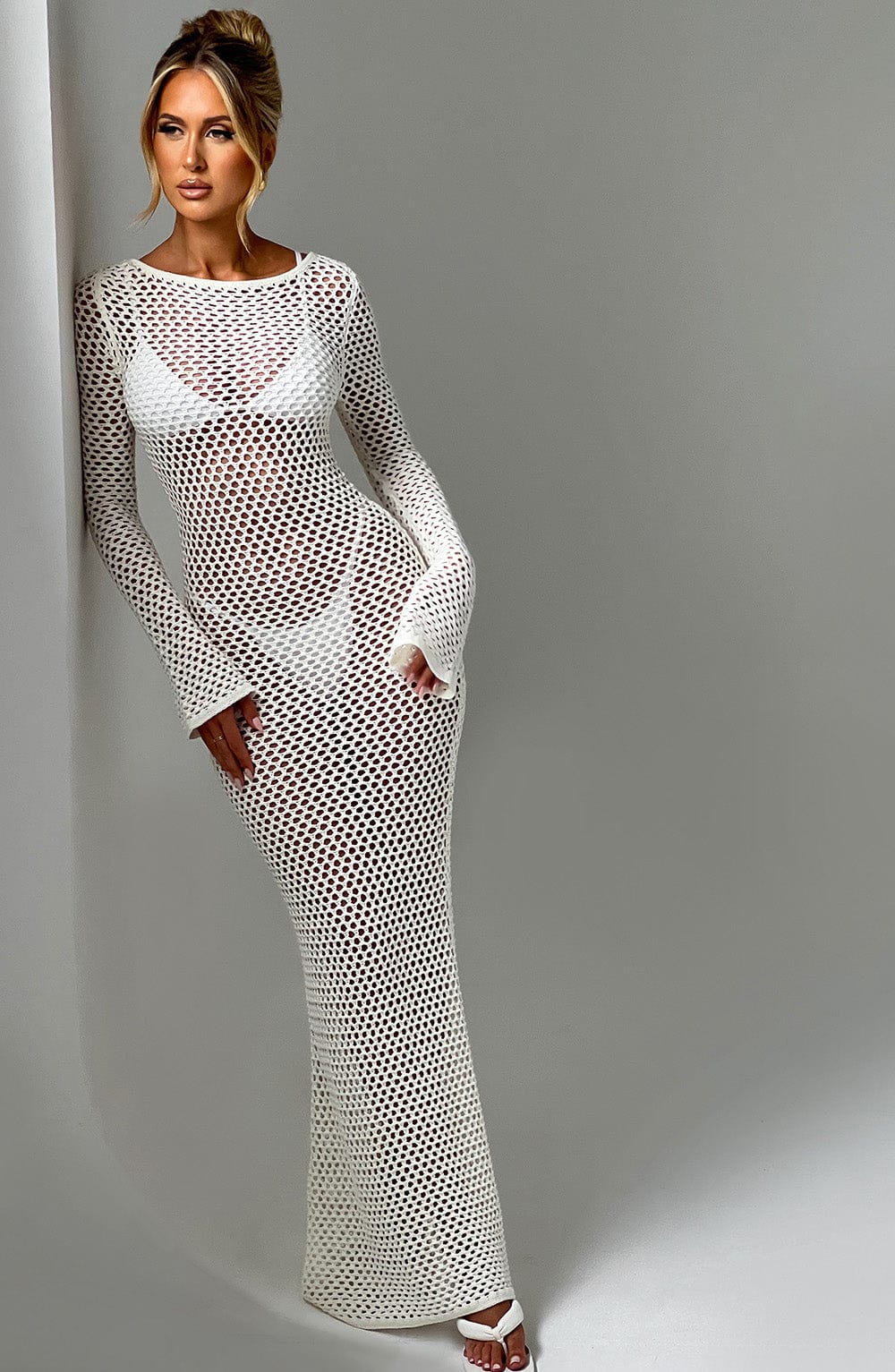 Vestido Maxi Moana - Blanco