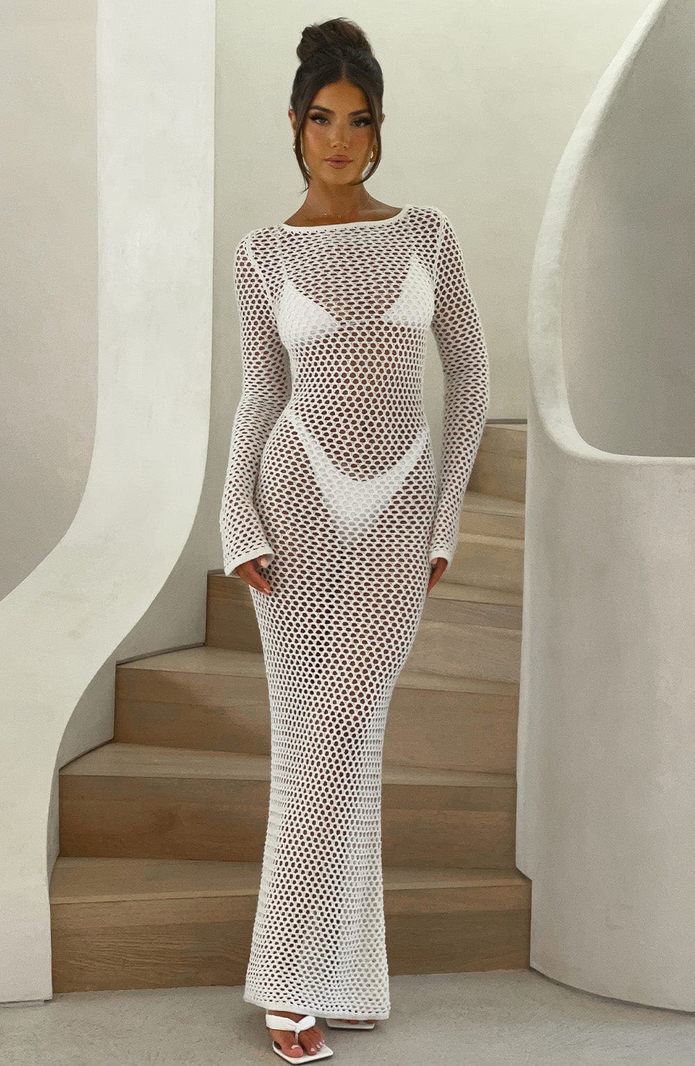 Vestido Maxi Moana - Blanco