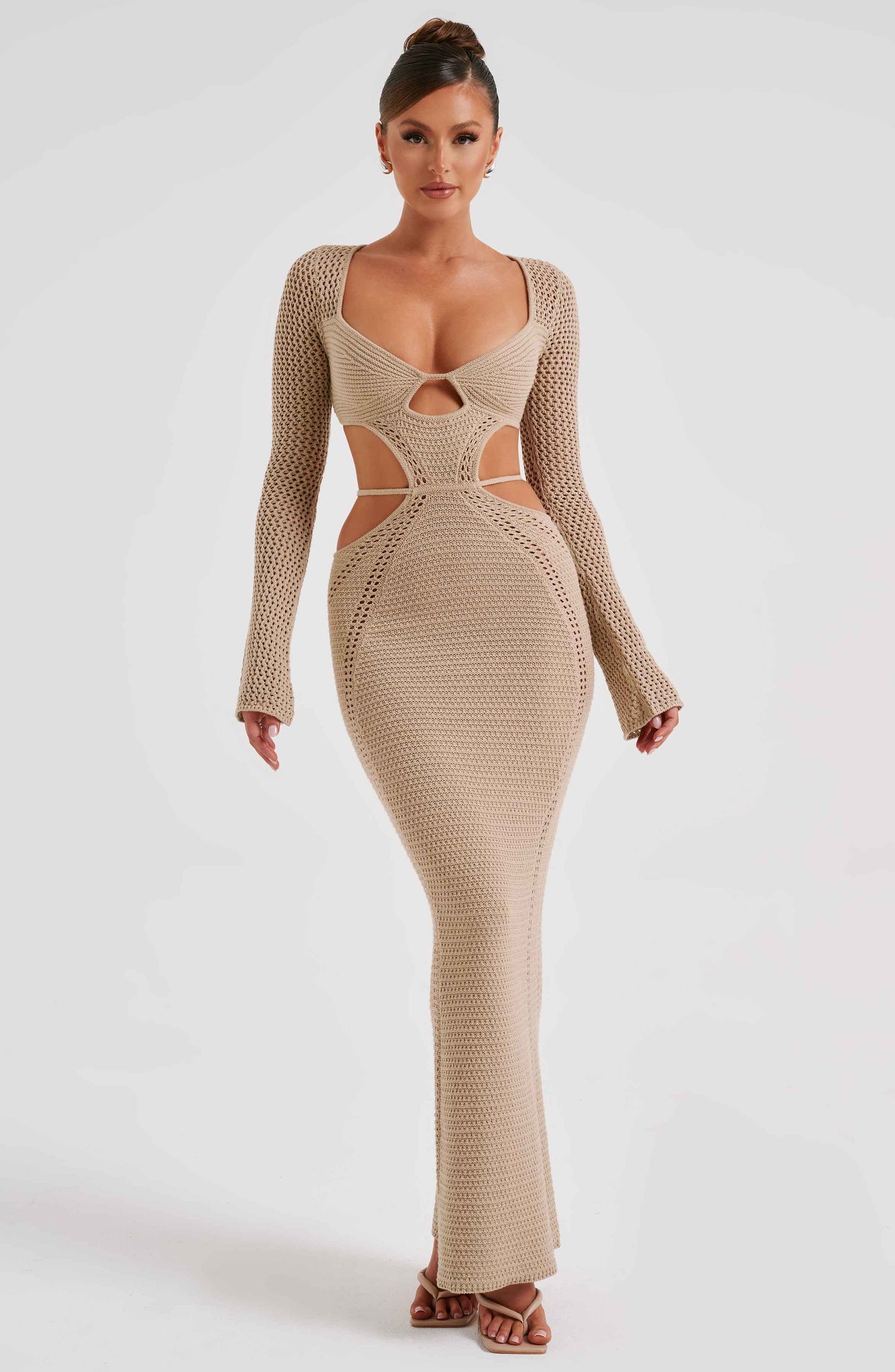 Vestido Maxi Nadine - Beige