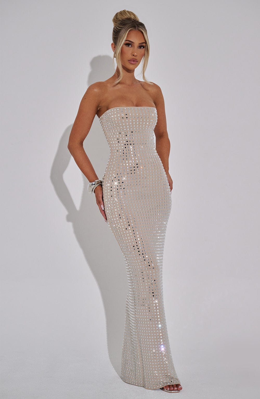 Vestido Maxi Neriah - Nude