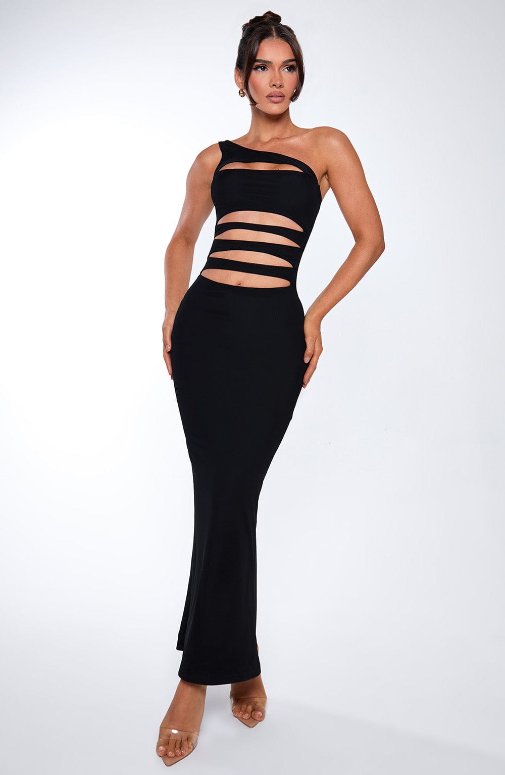 vestido maxi Phoenix - Negro