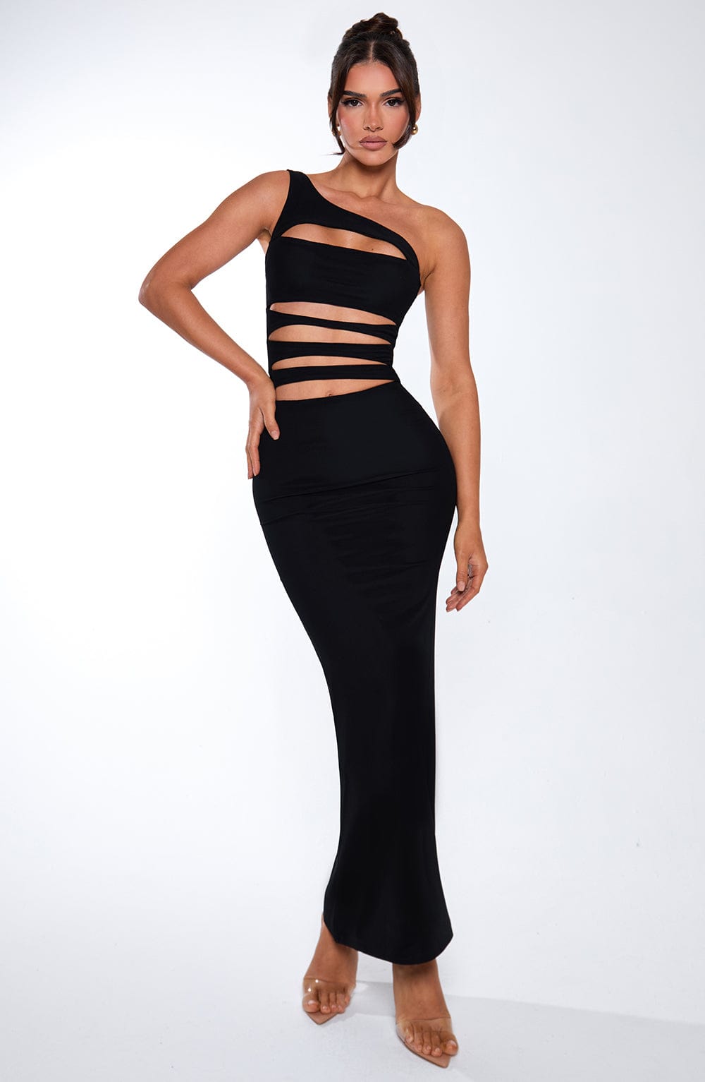 vestido maxi Phoenix - Negro