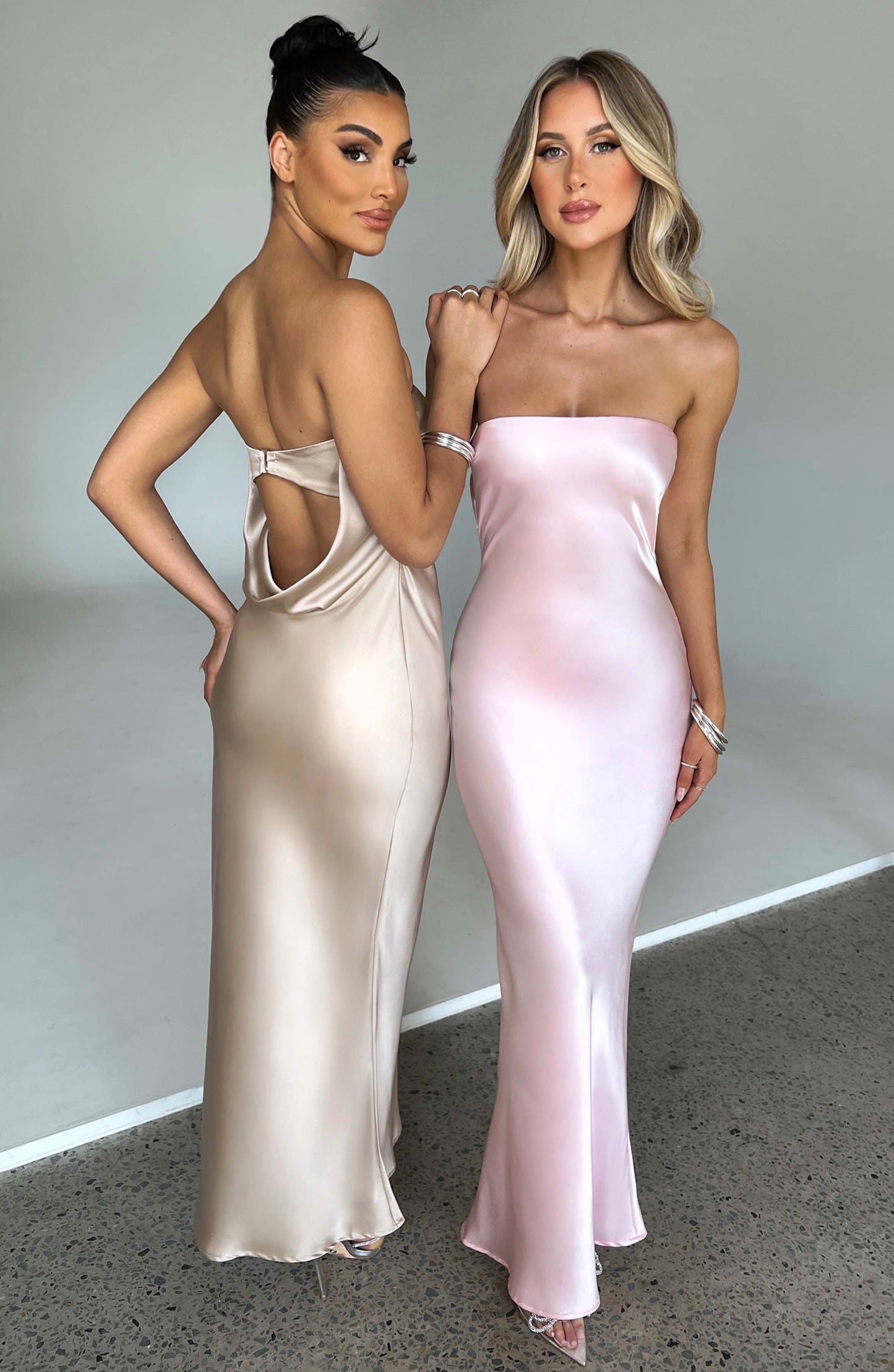 Vestido Maxi Rheanna - Rosa empolvado