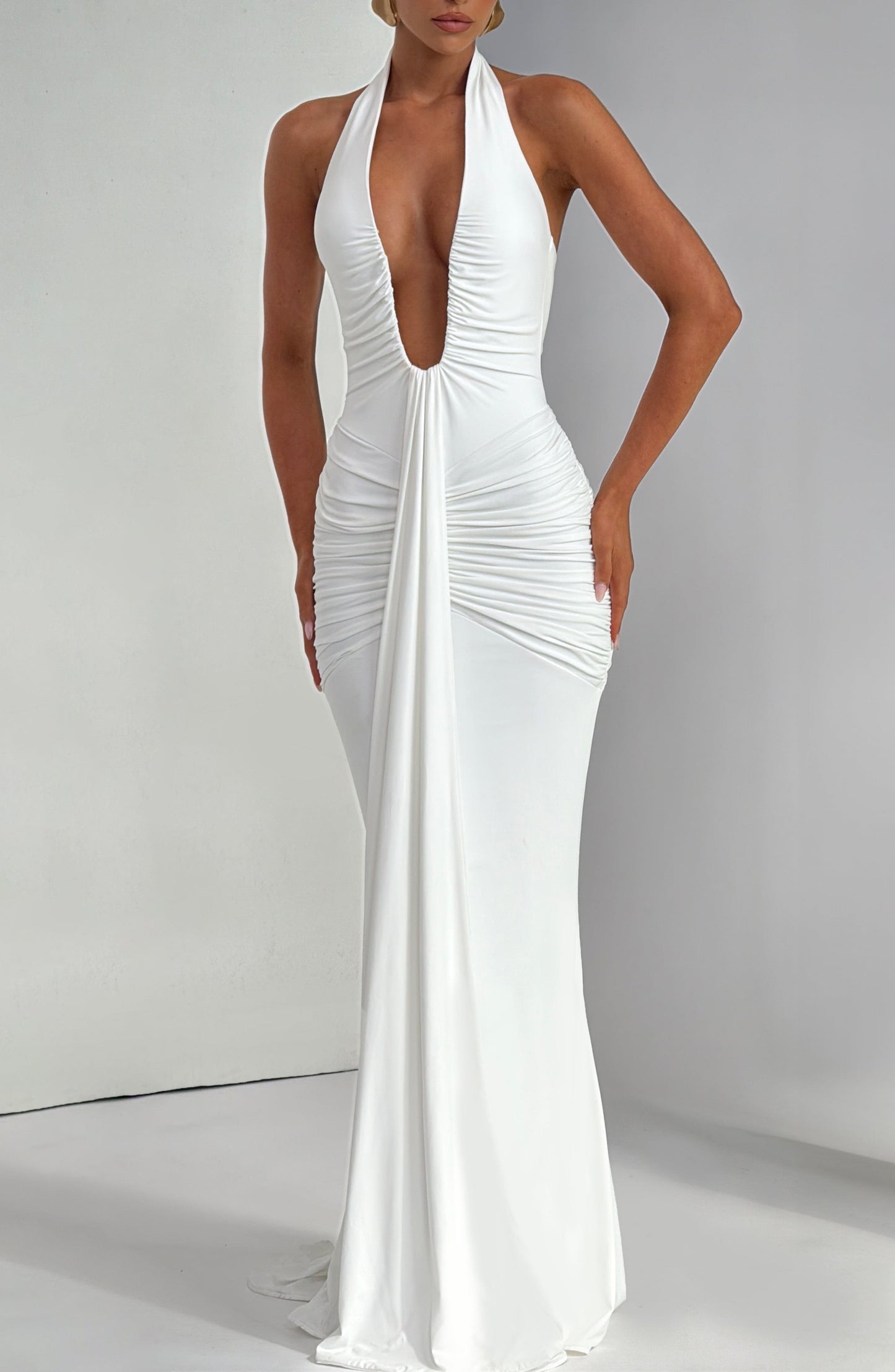 Vestido Maxi Rosetta - Blanco