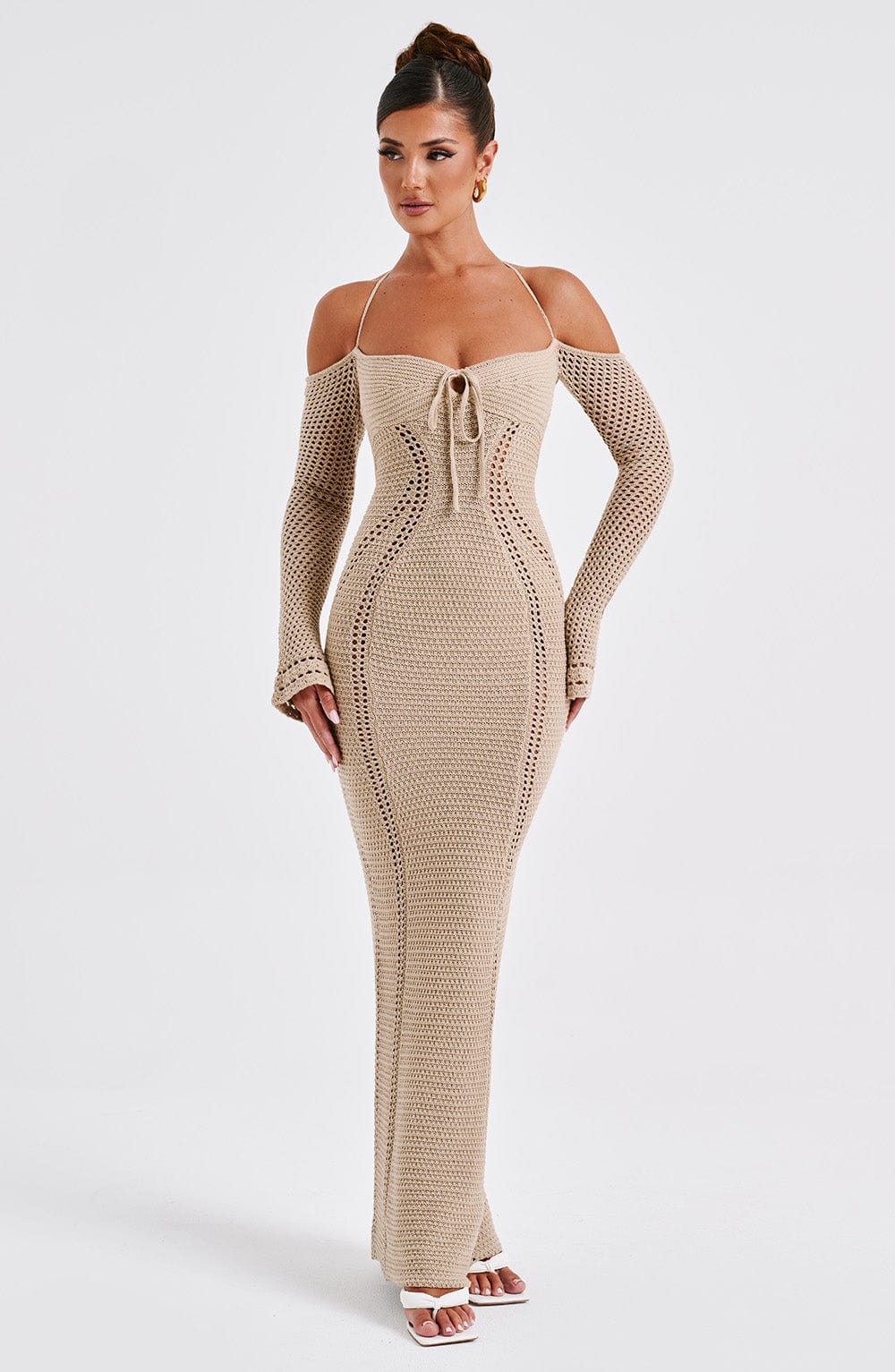 Vestido Maxi Samariah - Beige