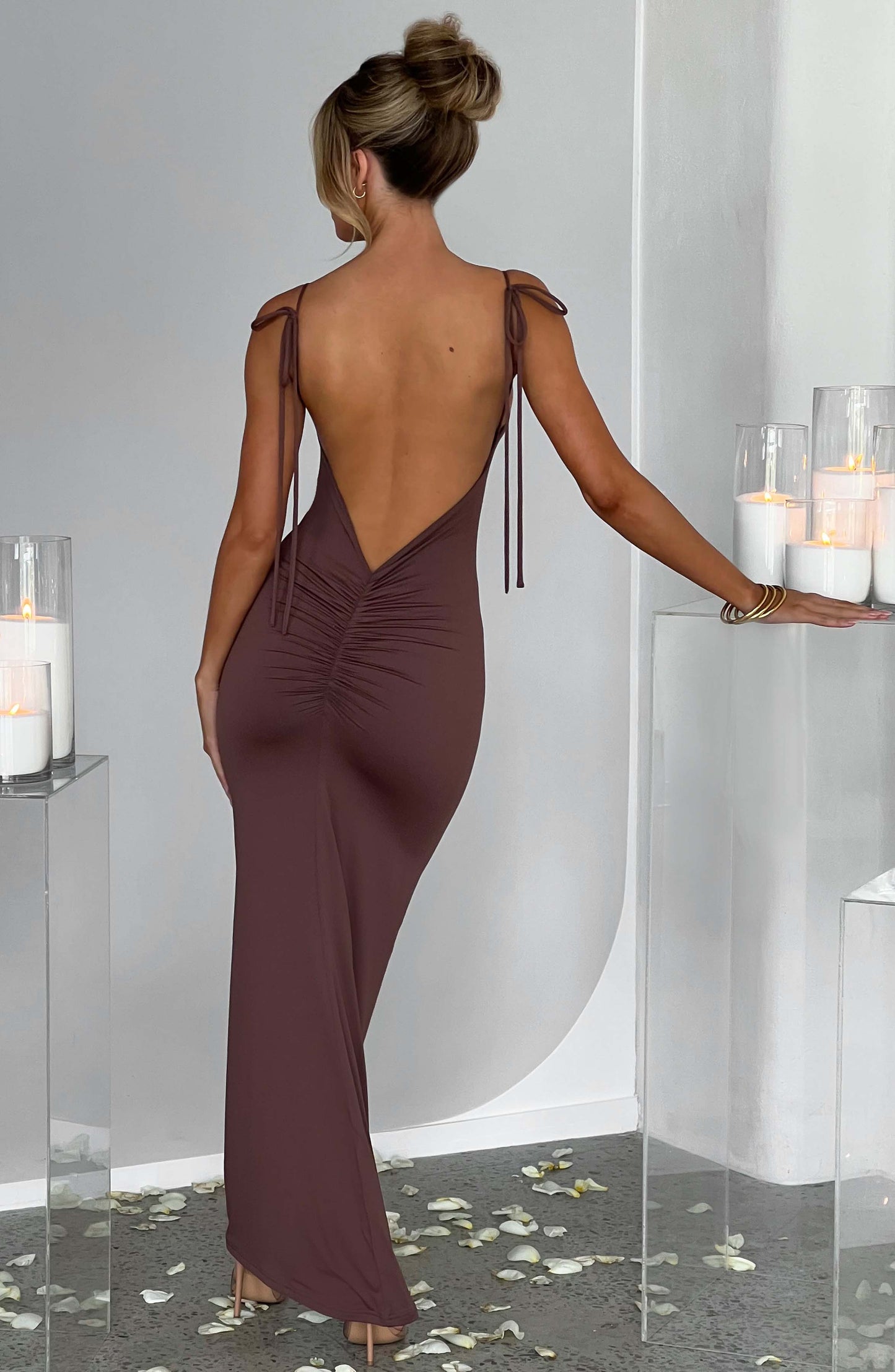Vestido Maxi Sanya - Chocolate