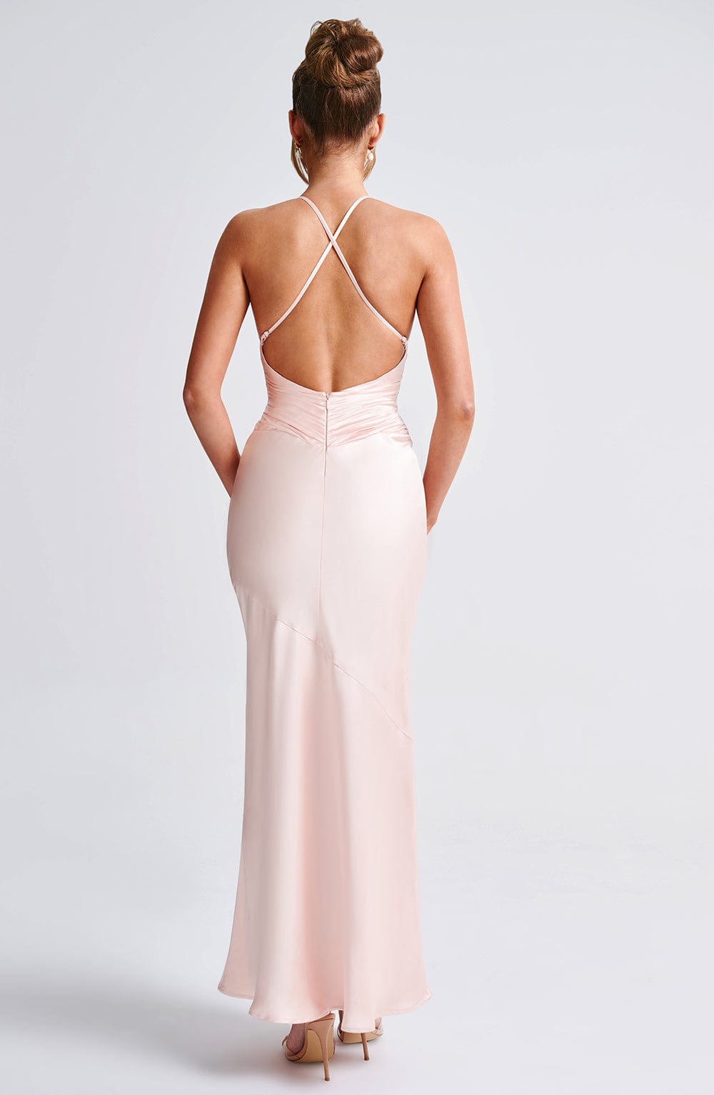 Vestido Maxi Sarita - Rosa Empolvado