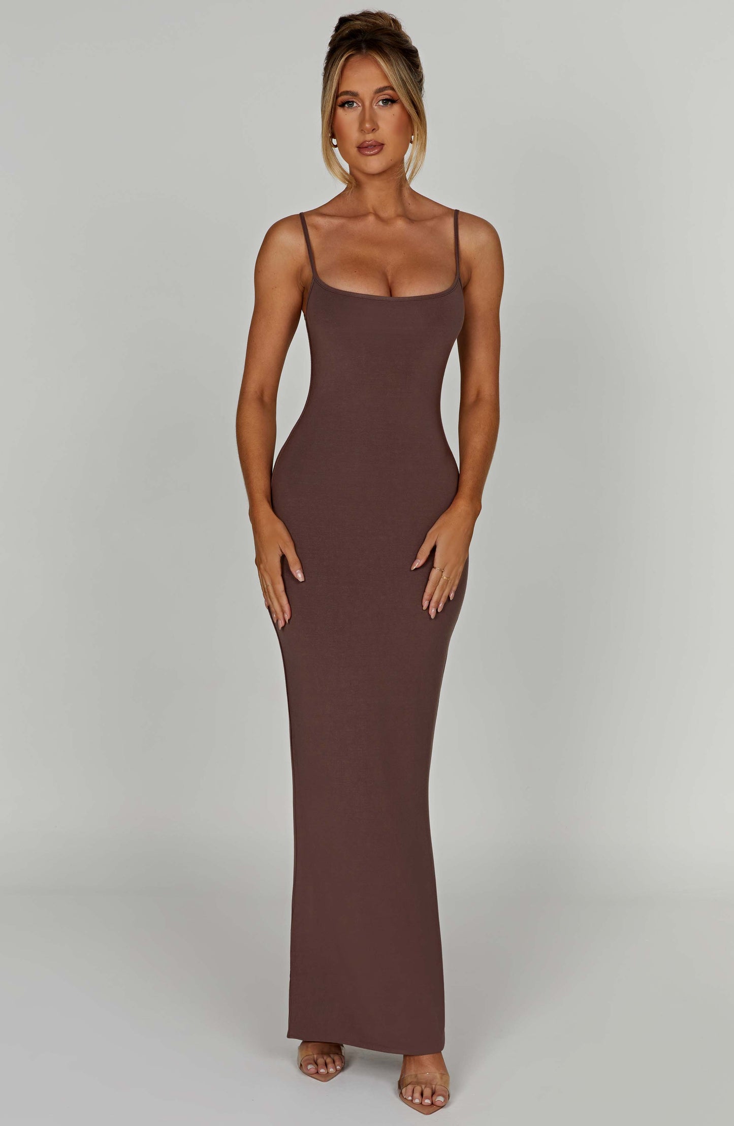 Vestido Maxi Saskia - Chocolate
