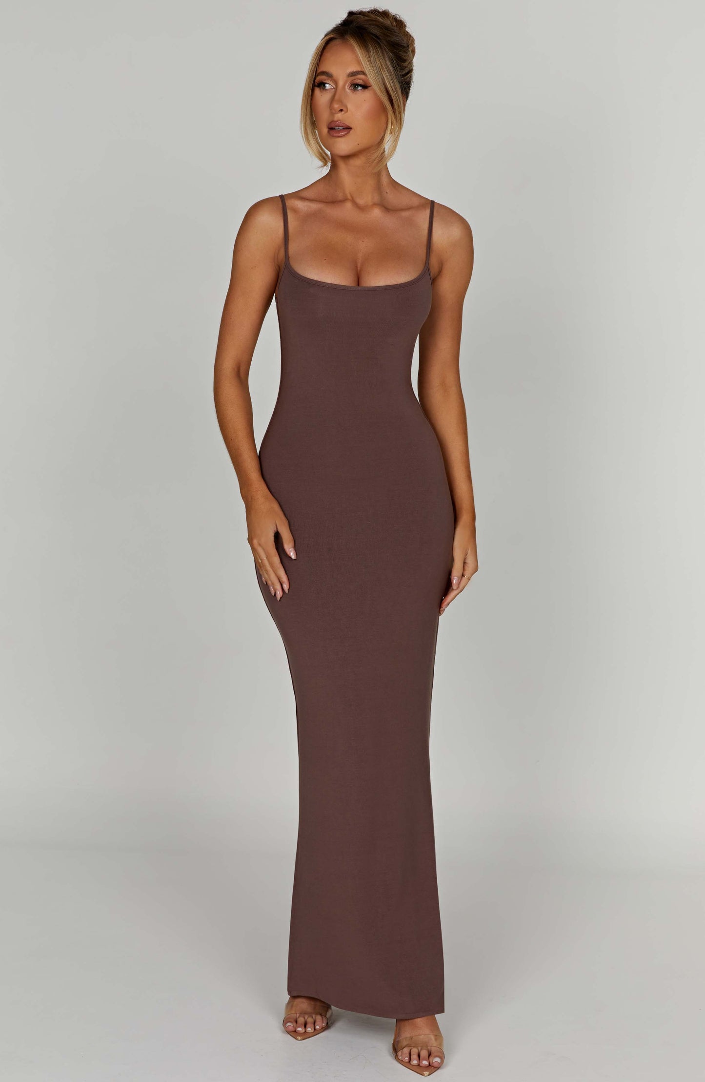 Vestido Maxi Saskia - Chocolate