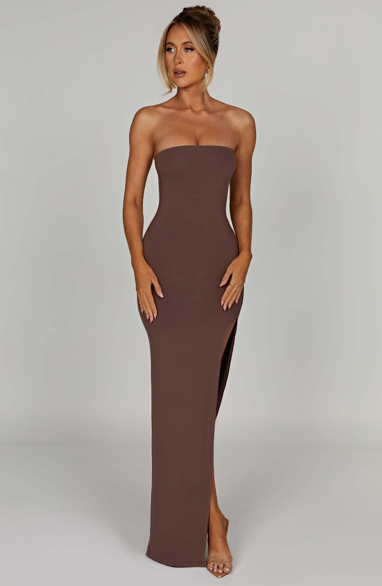 Vestido Maxi Teyana - Chocolate