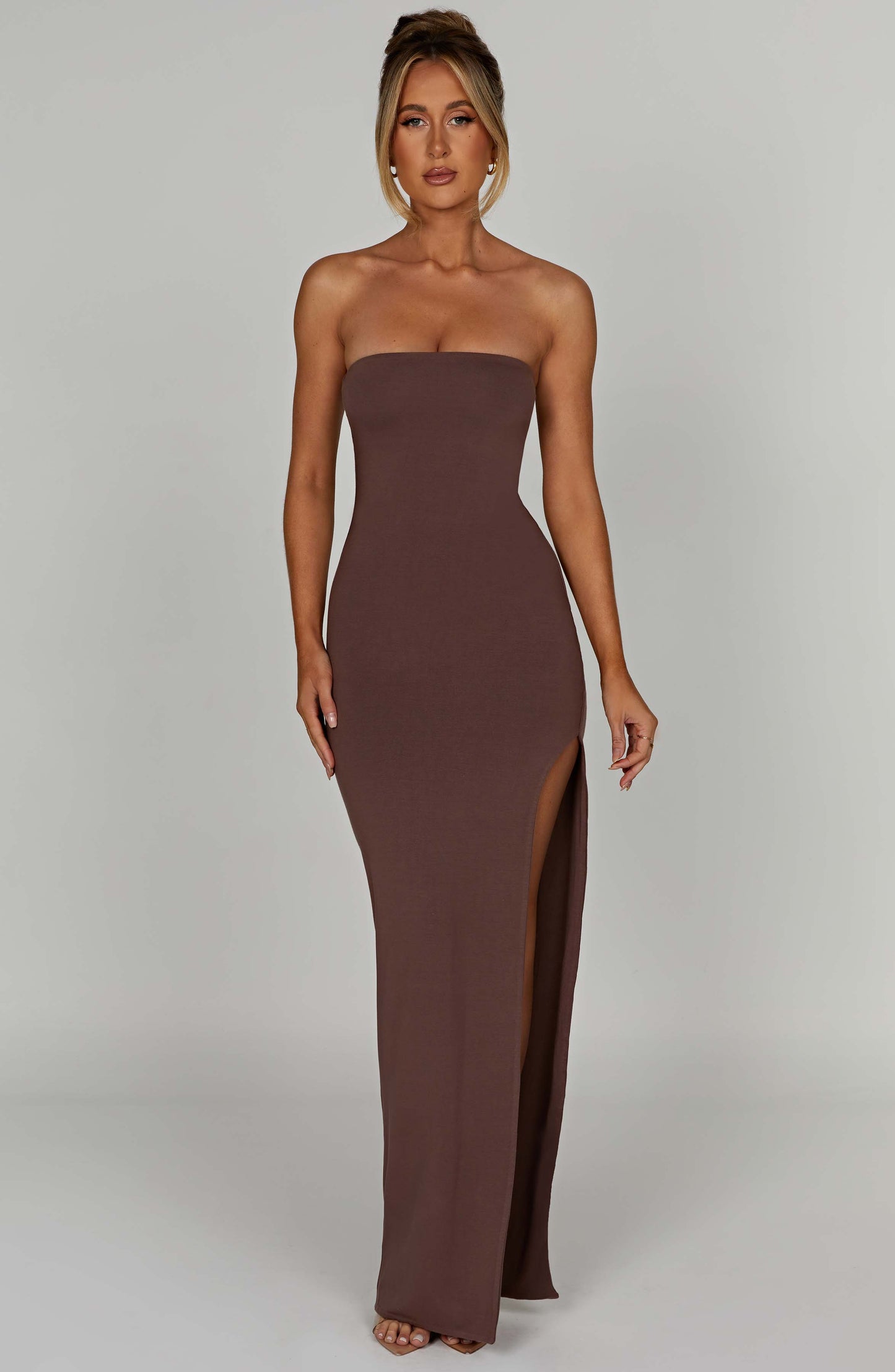 Vestido Maxi Teyana - Chocolate