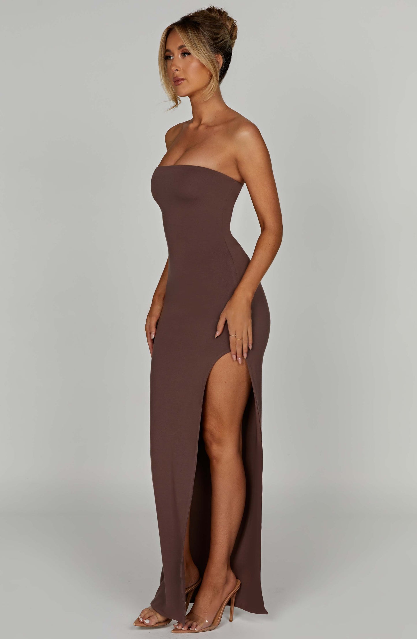Vestido Maxi Teyana - Chocolate