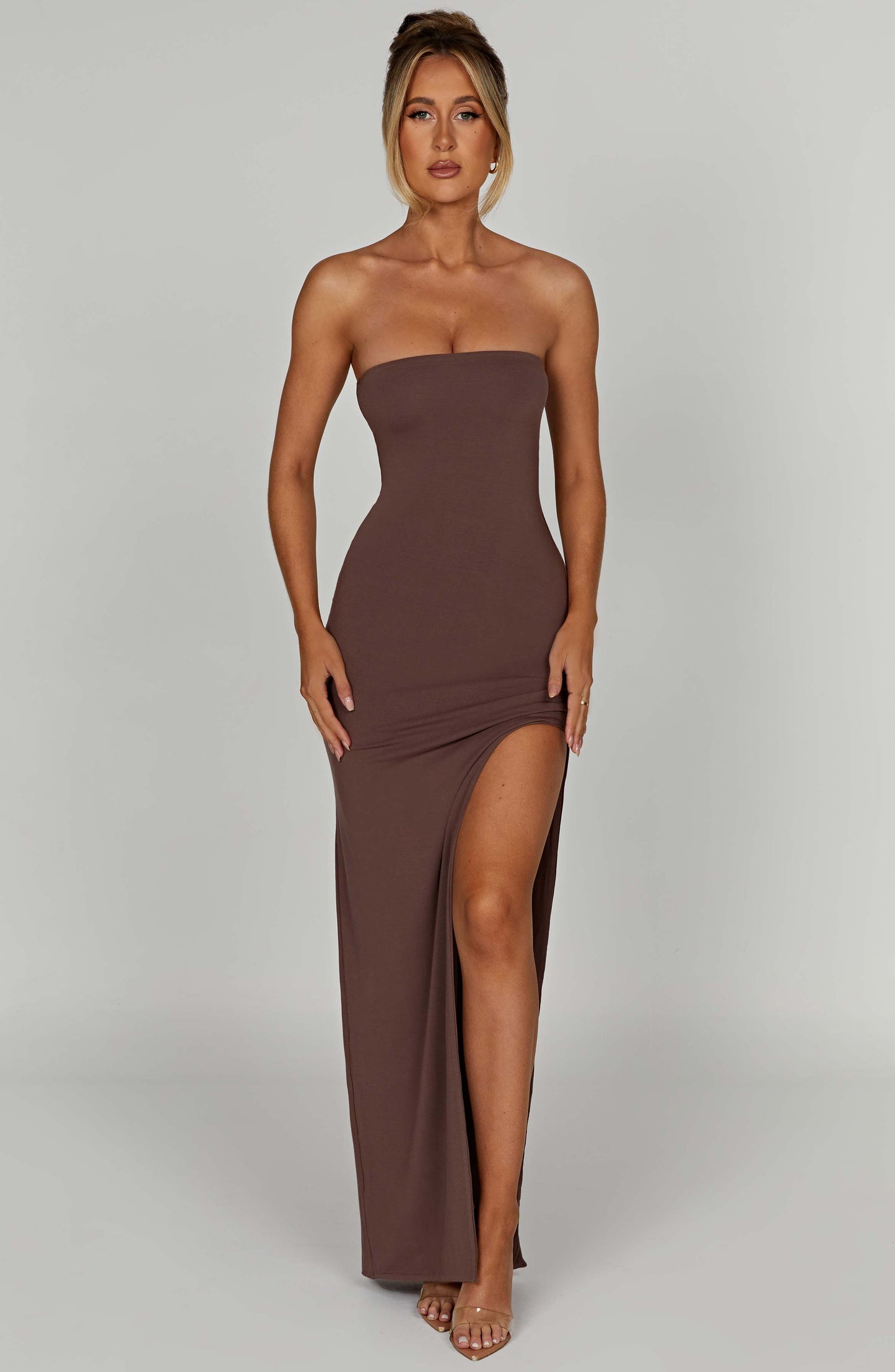 Vestido Maxi Teyana - Chocolate