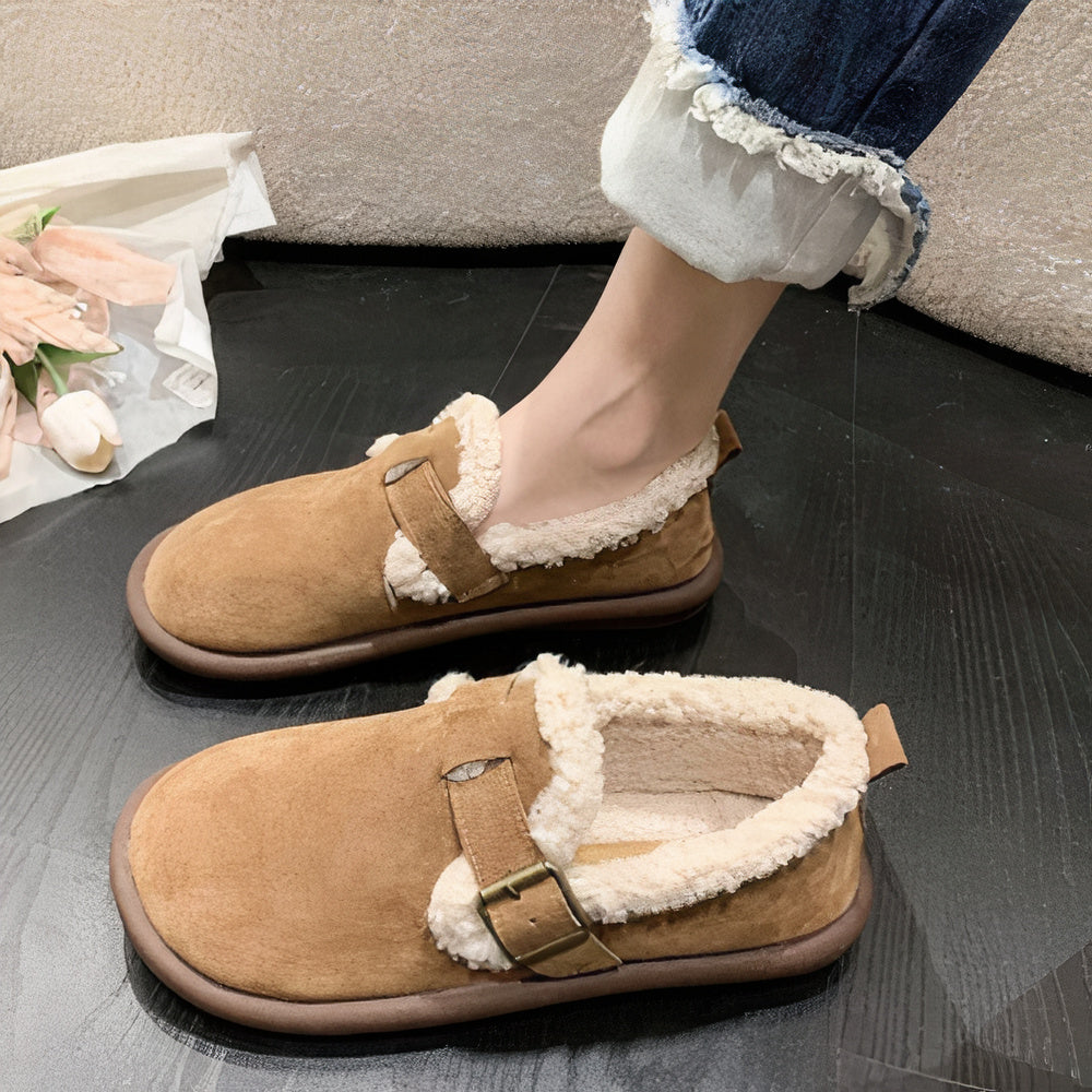 Matilde | Sandalias de felpa cálidas para mujer para invierno