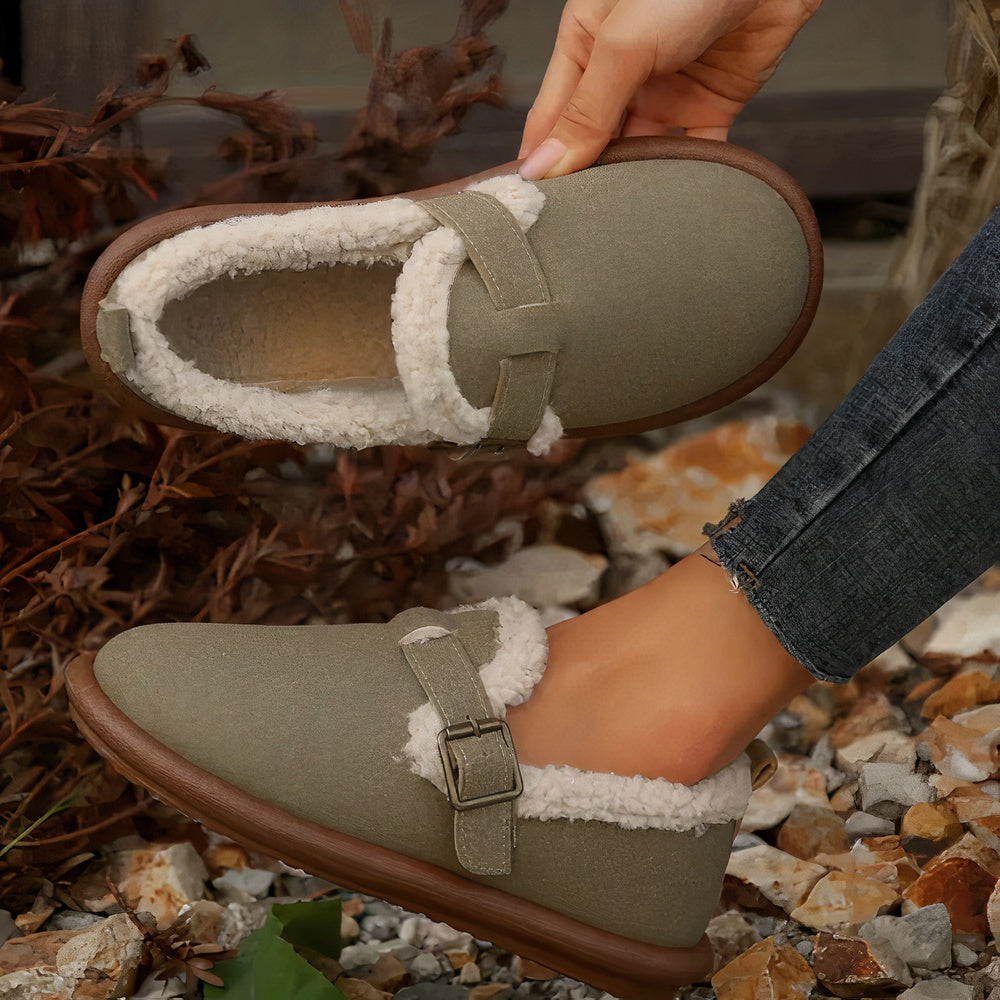Matilde | Sandalias de felpa cálidas para mujer para invierno