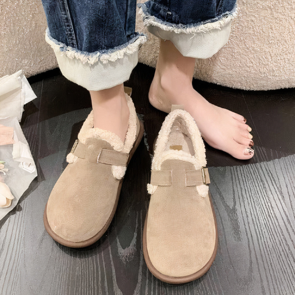 Matilde | Sandalias de felpa cálidas para mujer para invierno
